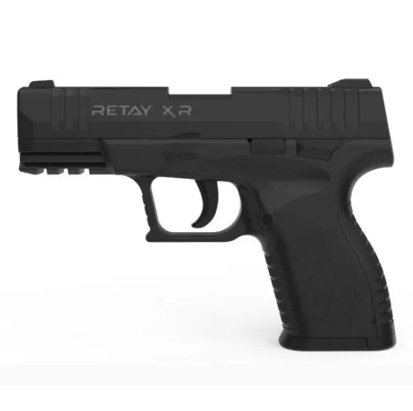 RETAY XR Blank Gun Black – Non-lethal, realistic blank firing gun for self-defense and training.