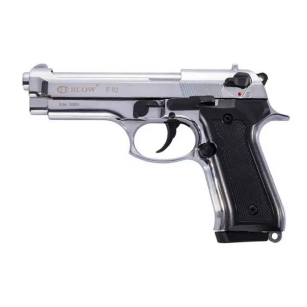 Blow F92 Mate Chrome Blank Gun