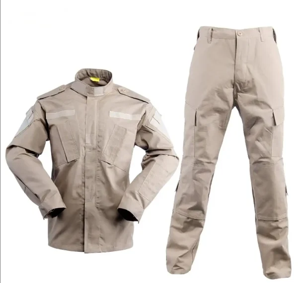 Combat ACU Uniform Khaki Middle – Durable and Comfortable Tactical Wear for Professionals