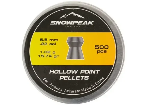 Snowpeak hollow point pellets 5.5mm