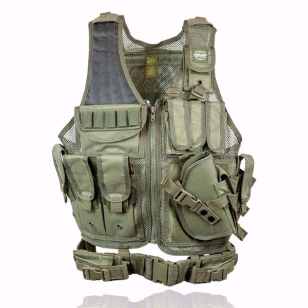 Tactical Vest CAMO GREEN